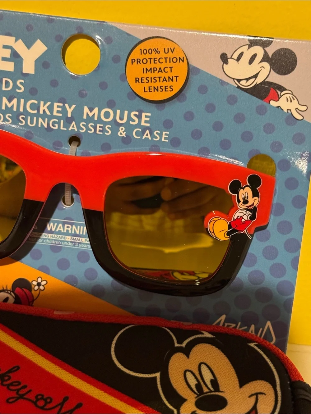 New kids sunglasses 100% UV, impact resistant.
